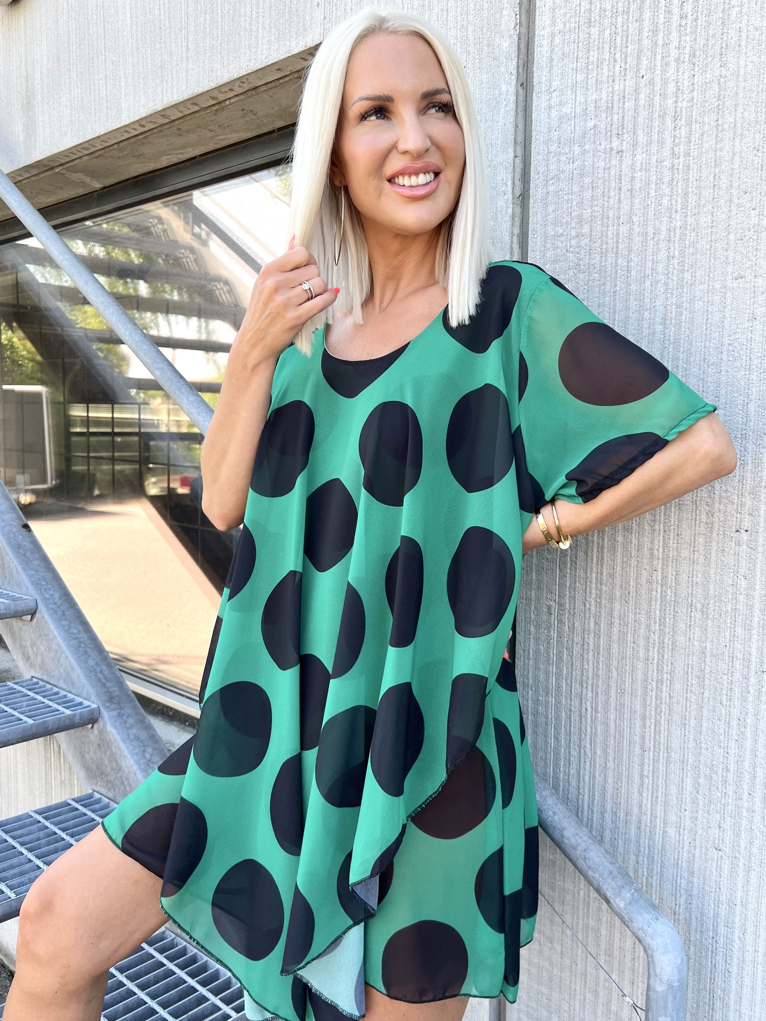 Wanda - Tunika kjole i chiffonstof